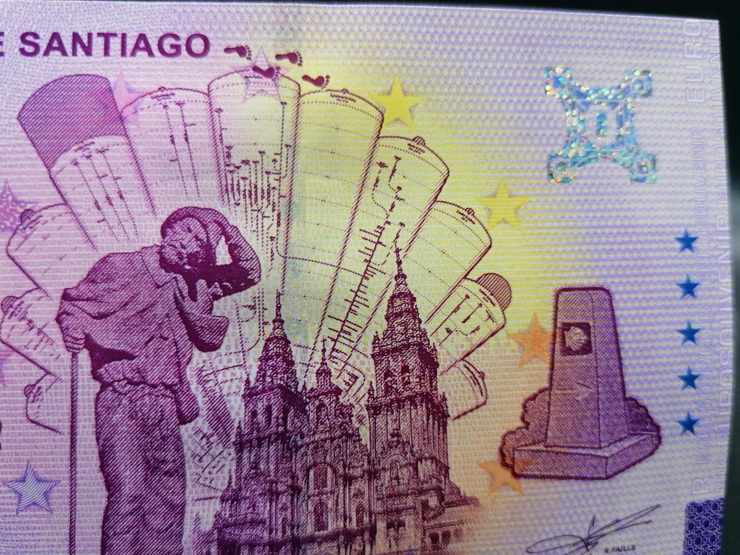 Billete Euro Souvenir  - PEREGRINO CAMINO DE SANTIAGO 2024-2