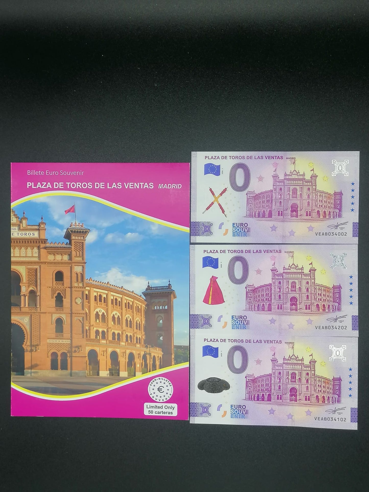 Edición 2024- Pack Plaza de Toros de las Ventas 3 billetes sellados